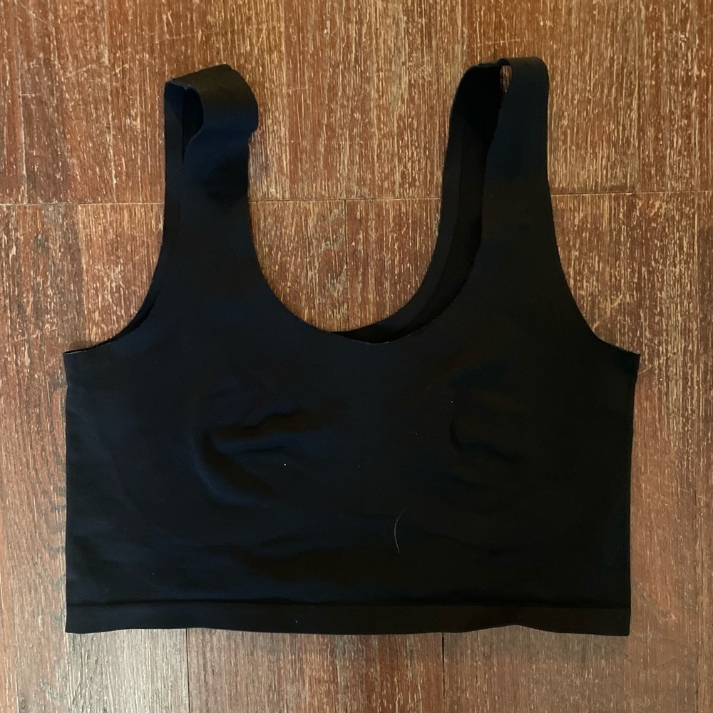 M. Rena Seamless Bralette Camisole - Black - S/M